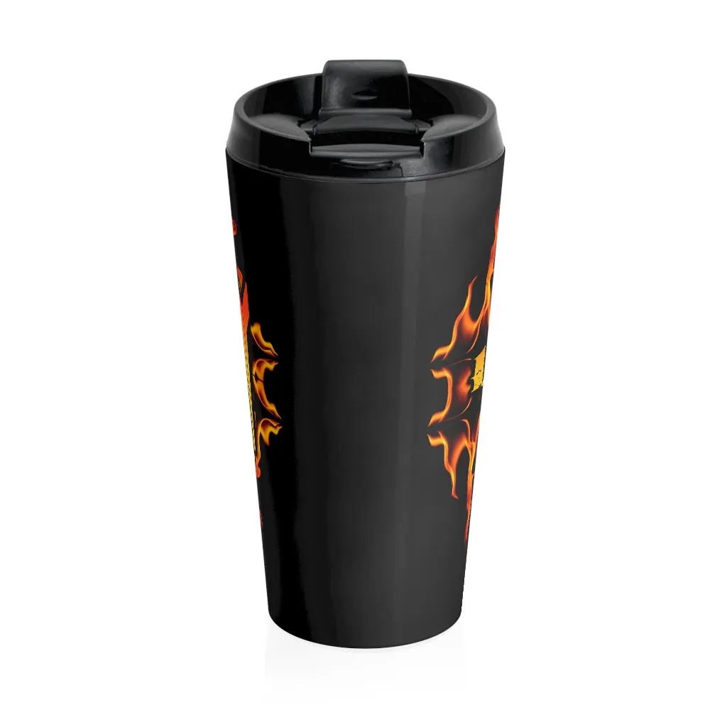 Wicked Flamed /Stainless Steel Travel Mug