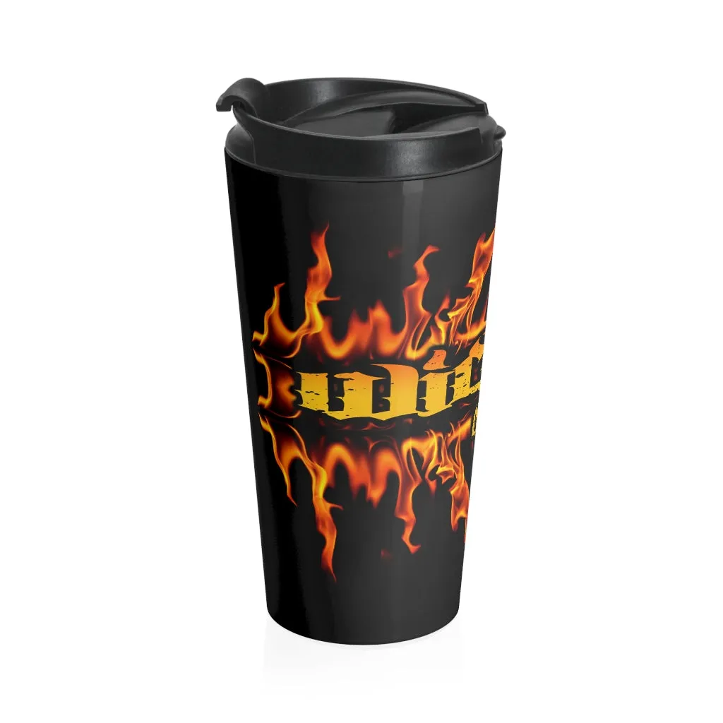 Wicked Flamed /Stainless Steel Travel Mug