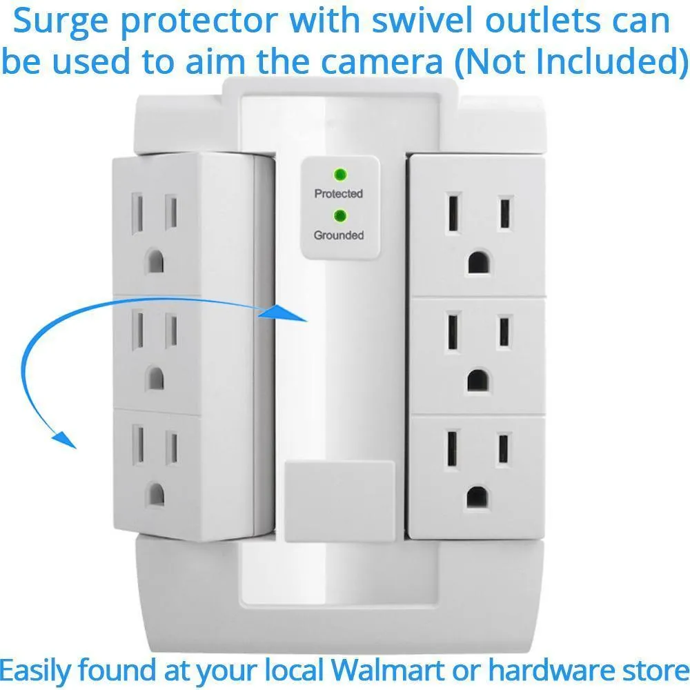 WiFi Surveillance Camera 1080P HD | Motion Activated Camera | Remote Live View W/ Audio