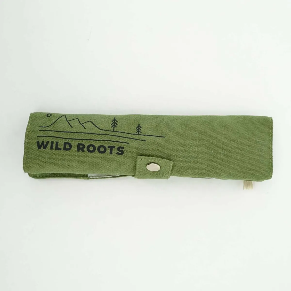 Wild Roots Natural Bamboo Cutlery Set - Khaki