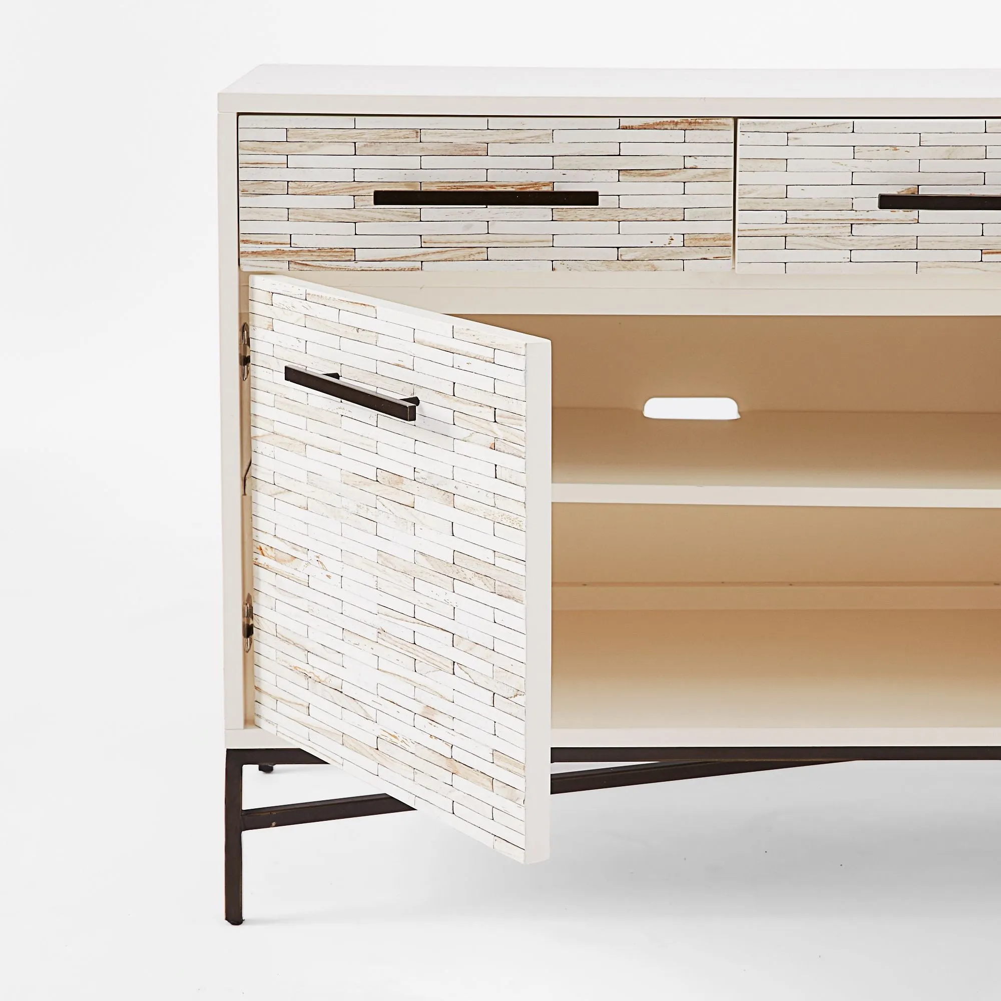 Wood Tiled Buffet