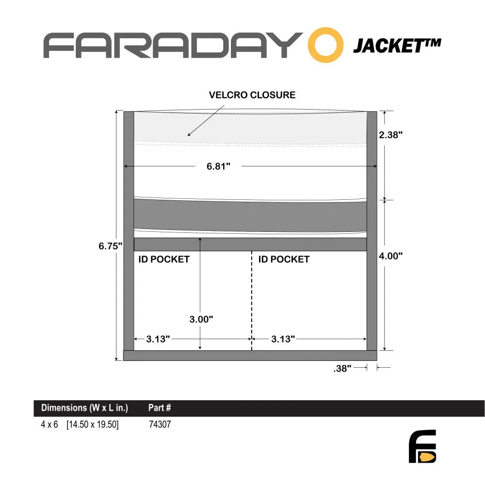 XL Forensic Faraday Jacket Kit